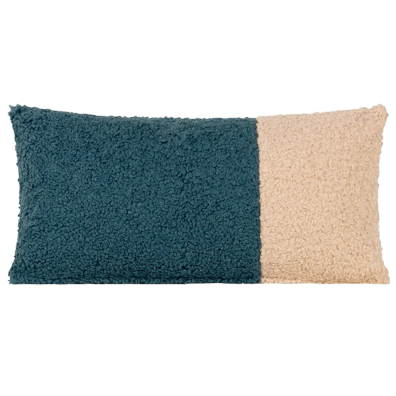 Decorative Pillows for Living Room MakeoverTiffany 2 Patch Boucle Pillow