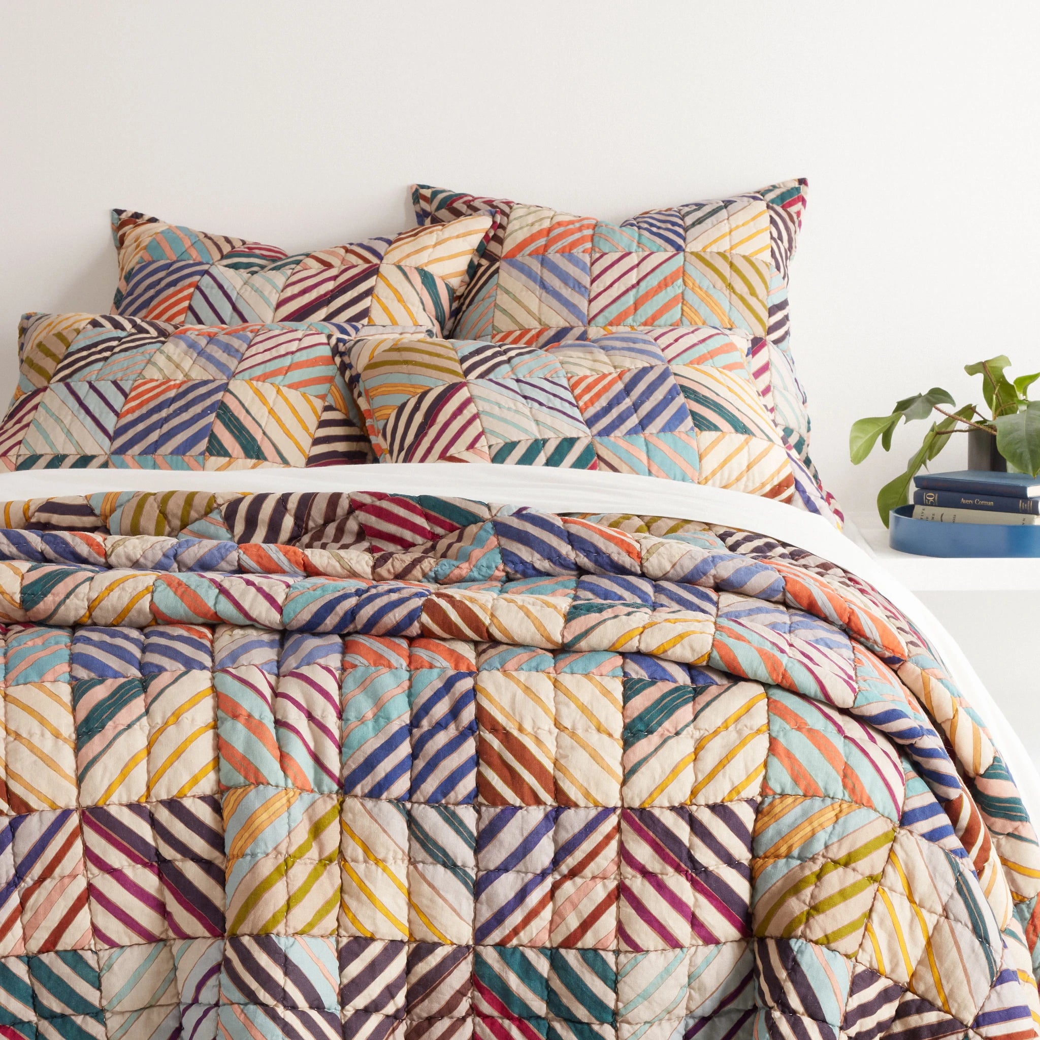 Queen - size duvet covers for standard queen - sized mattressesPine Cone Hill Potter Linen Multi Quilt Queen - size duvet covers for standard queen - sized mattressesPine Cone Hill Potter Linen Multi Quilt