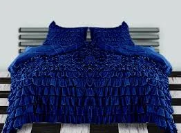 Queen - size duvet covers for standard queen - sized mattressesTwin Royal Blue Ruffle Duvet Cover Set Egyptian Cotton 1000 Thread Count Queen - size duvet covers for standard queen - sized mattressesTwin Royal Blue Ruffle Duvet Cover Set Egyptian Cotton 1000 Thread Count