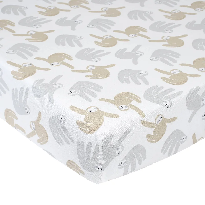Fitted Sheets with Reinforced Corners for Long - Lasting UseNeutral Sloth Ombre Printed Sheet Fitted Sheets with Reinforced Corners for Long - Lasting UseNeutral Sloth Ombre Printed Sheet