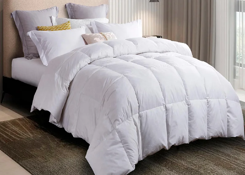 Down - filled comforters for supreme warmth and lightnessMartha Stewart White Feather and Down Comforter Down - filled comforters for supreme warmth and lightnessMartha Stewart White Feather and Down Comforter