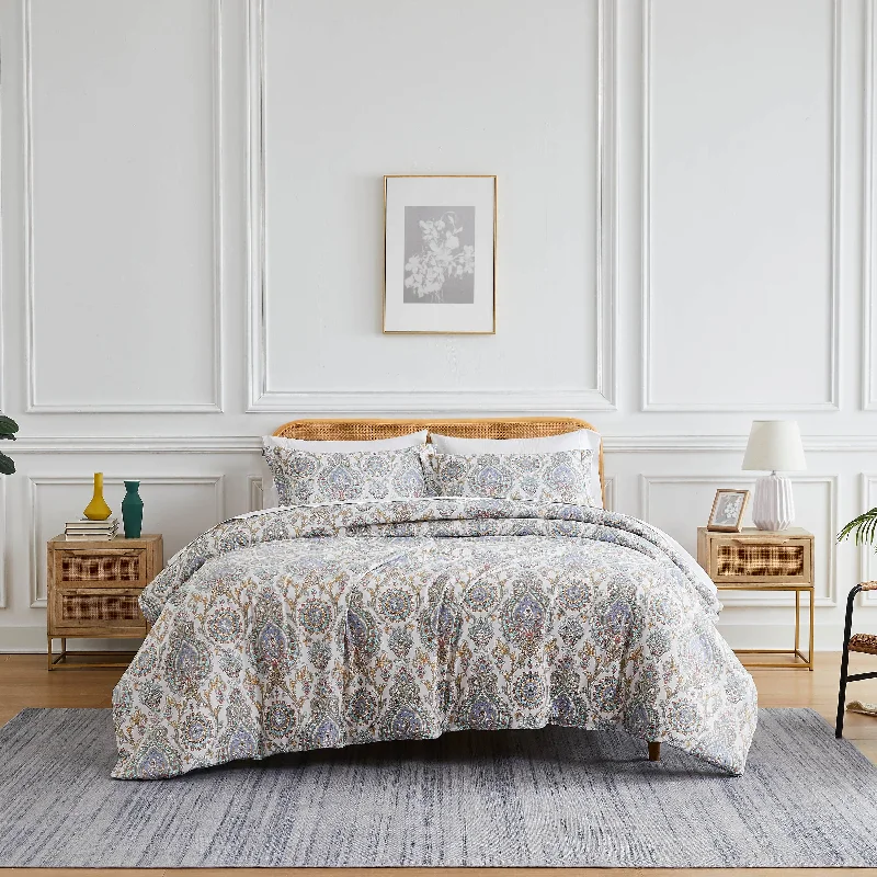 Down - filled comforters for supreme warmth and lightnessBoho Paisley Comforter Set