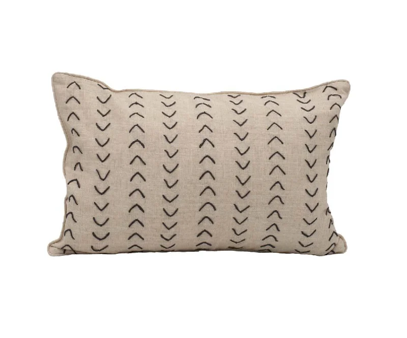 Lumbar Support Pillows for Car SeatsGamta Herringbone Stitch Lumbar Pillow Cover