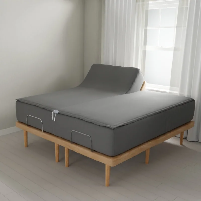 Flat Sheets with a High - Quality Finish for a Luxurious LookSateen Fitted Sheet (Base + Zip Sheet ) - Flex Top King Flat Sheets with a High - Quality Finish for a Luxurious LookSateen Fitted Sheet (Base + Zip Sheet ) - Flex Top King