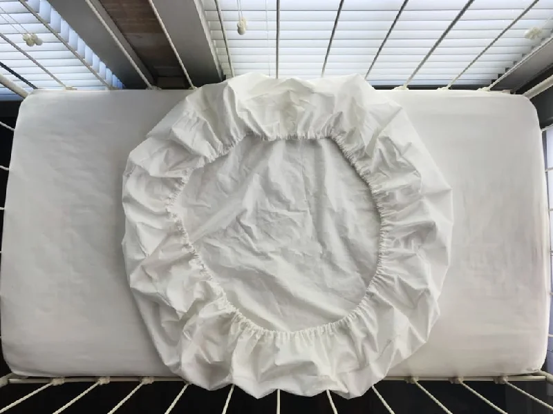 Quilted Cotton Sheets for a Warm and Inviting BedWhite Round Crib Sheet