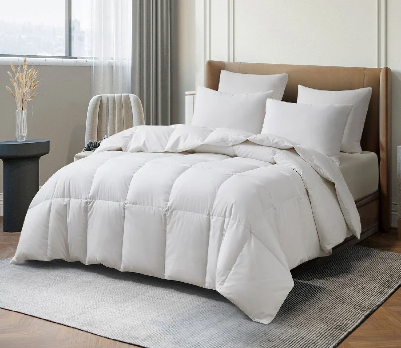 Latex - filled comforters with a bouncy texture and good supportMartha Stewart Tencel Cotton Blend All Season Goose Down Fiber Comforter Latex - filled comforters with a bouncy texture and good supportMartha Stewart Tencel Cotton Blend All Season Goose Down Fiber Comforter