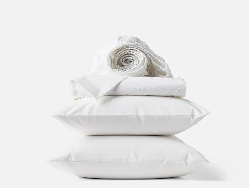 King - Size Sheet Sets with a Decorative Pillow SetTrailing Embroidered Organic Percale Sheet Set King - Size Sheet Sets with a Decorative Pillow SetTrailing Embroidered Organic Percale Sheet Set