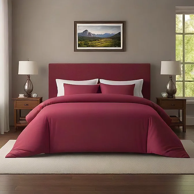 Patchwork duvet covers with a variety of fabric pieces sewn together for a rustic charmBurgundy Duvet Cover Set 3-Pieces Egyptian Cotton 1000TC Patchwork duvet covers with a variety of fabric pieces sewn together for a rustic charmBurgundy Duvet Cover Set 3-Pieces Egyptian Cotton 1000TC