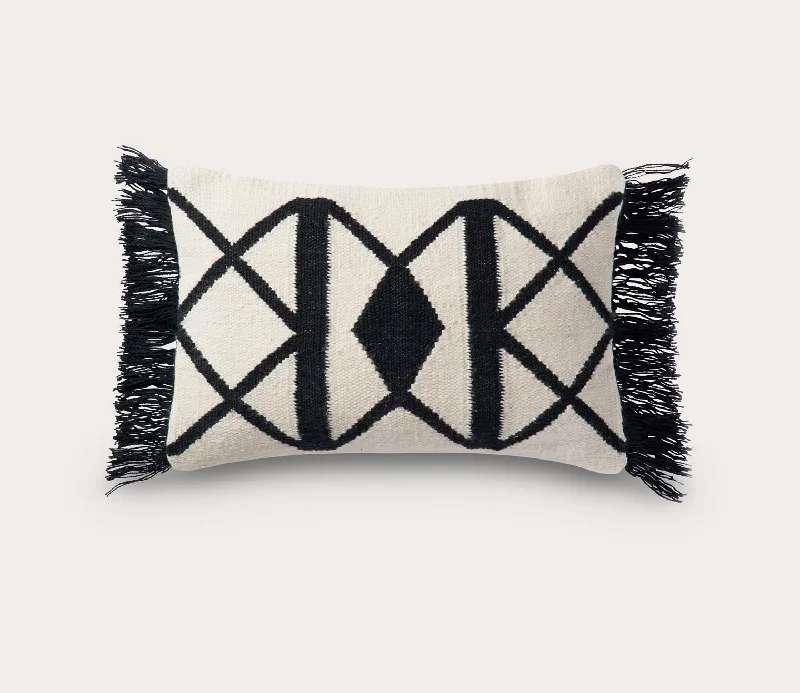 Back Support Pillows for Office ChairsLoloi Black Ivory Woven Lumbar Throw Pillow Set of 2 Back Support Pillows for Office ChairsLoloi Black Ivory Woven Lumbar Throw Pillow Set of 2