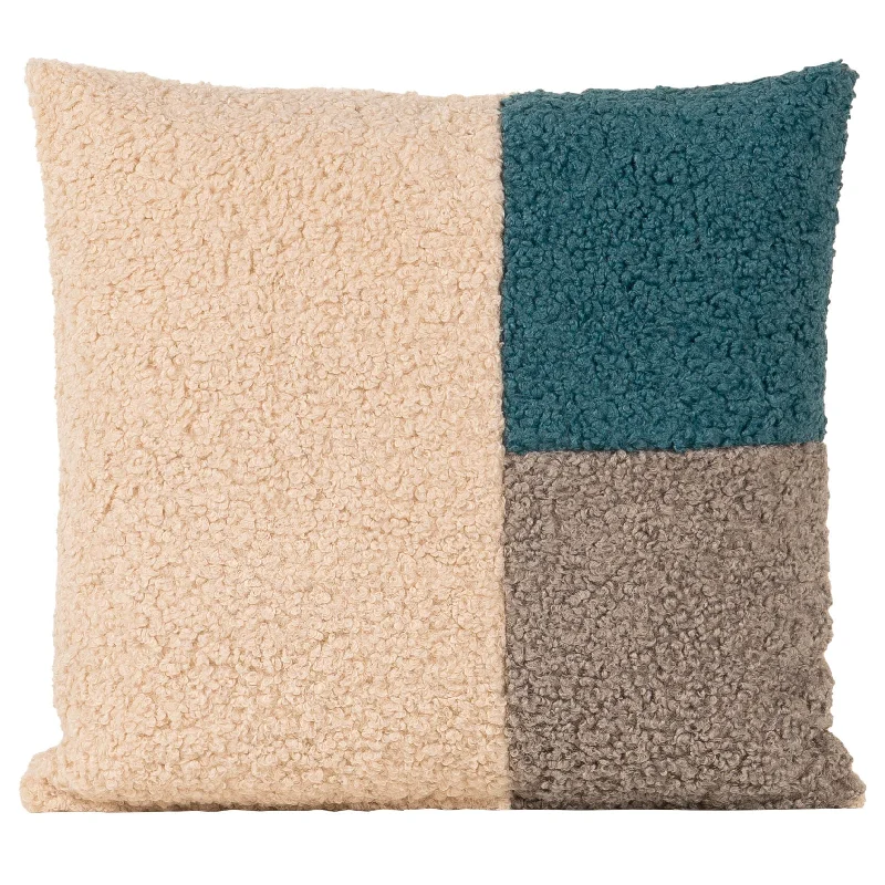 Velvet Pillows for a Touch of EleganceTiffany 3 Patch Boucle Pillow