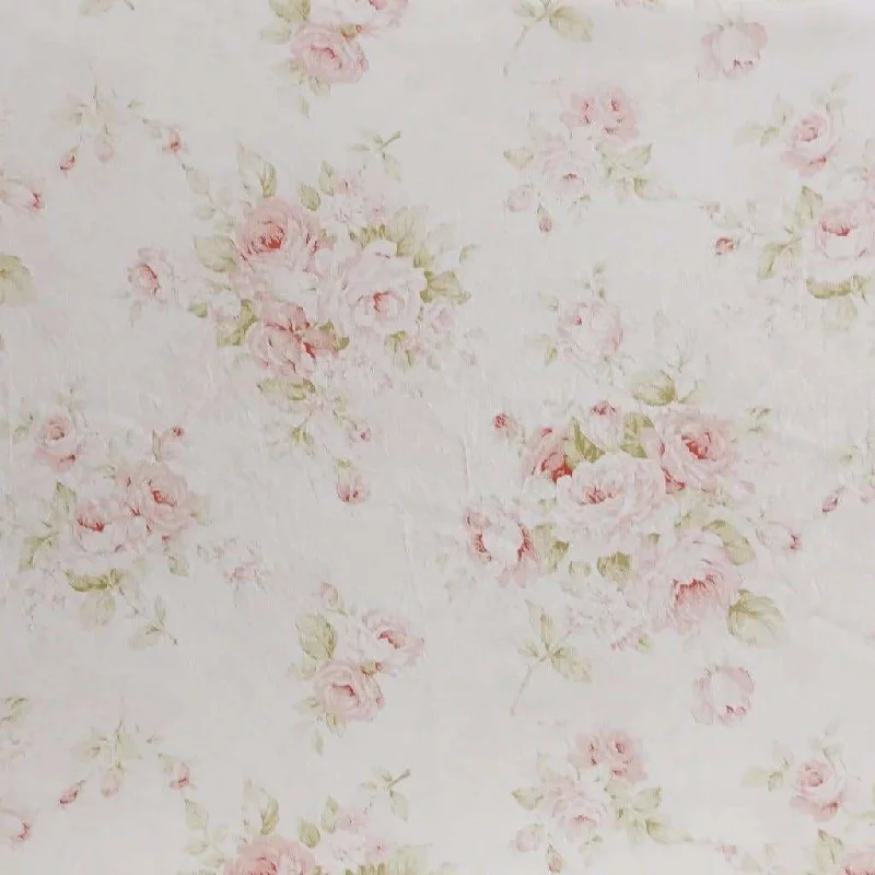 Jersey - Knit Sheets for a Comfortable and Casual BedShabby Chic Watercolor Floral Fitted Crib Sheet Jersey - Knit Sheets for a Comfortable and Casual BedShabby Chic Watercolor Floral Fitted Crib Sheet