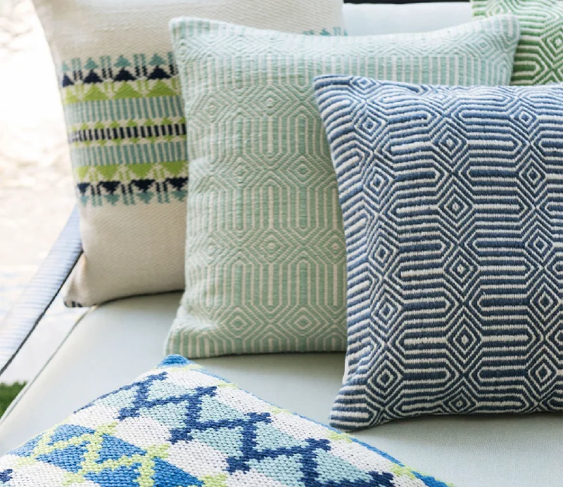 Bolster Pillows for Sofa DecorationLoloi Woven Geo Throw Pillow Set of 2