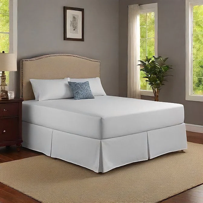 Velvet bed skirts for a luxurious and elegant appearanceWhite Bed Skirt 32 Inch Drop Split Corner Pleated Egyptian Cotton 1000TC Velvet bed skirts for a luxurious and elegant appearanceWhite Bed Skirt 32 Inch Drop Split Corner Pleated Egyptian Cotton 1000TC
