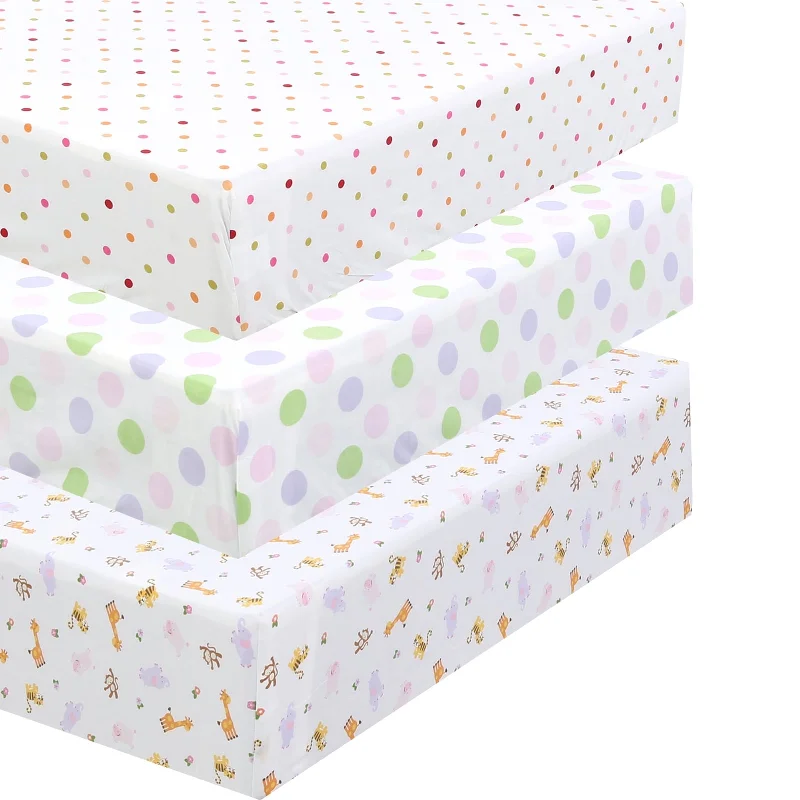 King - Size Sheet Sets with a Decorative Pillow SetPrincess Flower Butterfly Ladybug Animals Dot Girls Pink Purple Cotton Toddler/Baby Crib Child Fitted Sheet Set (Pack of 3) King - Size Sheet Sets with a Decorative Pillow SetPrincess Flower Butterfly Ladybug Animals Dot Girls Pink Purple Cotton Toddler/Baby Crib Child Fitted Sheet Set (Pack of 3)