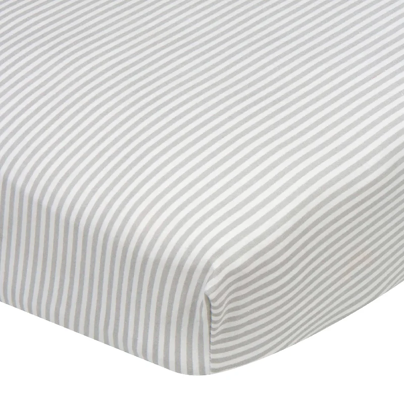 Flat Sheets with a High - Quality Finish for a Luxurious LookNeutral Stripes Fitted Crib Sheet Flat Sheets with a High - Quality Finish for a Luxurious LookNeutral Stripes Fitted Crib Sheet
