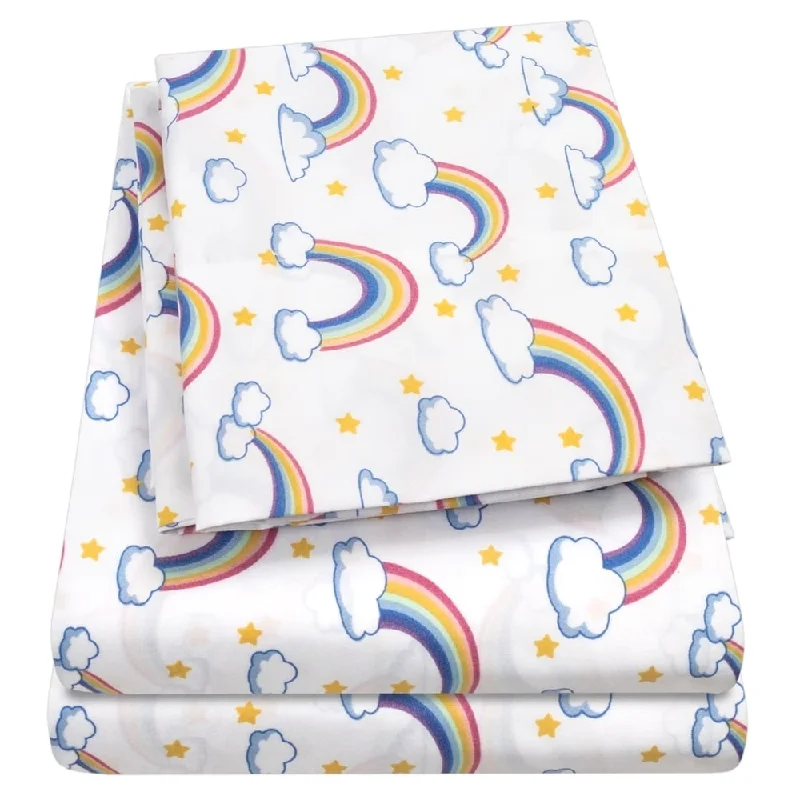 Sheet Sets with Multiple Pillowcase OptionsRainbows Sheet Set by Sweet Home Collection - Multi Sheet Sets with Multiple Pillowcase OptionsRainbows Sheet Set by Sweet Home Collection - Multi