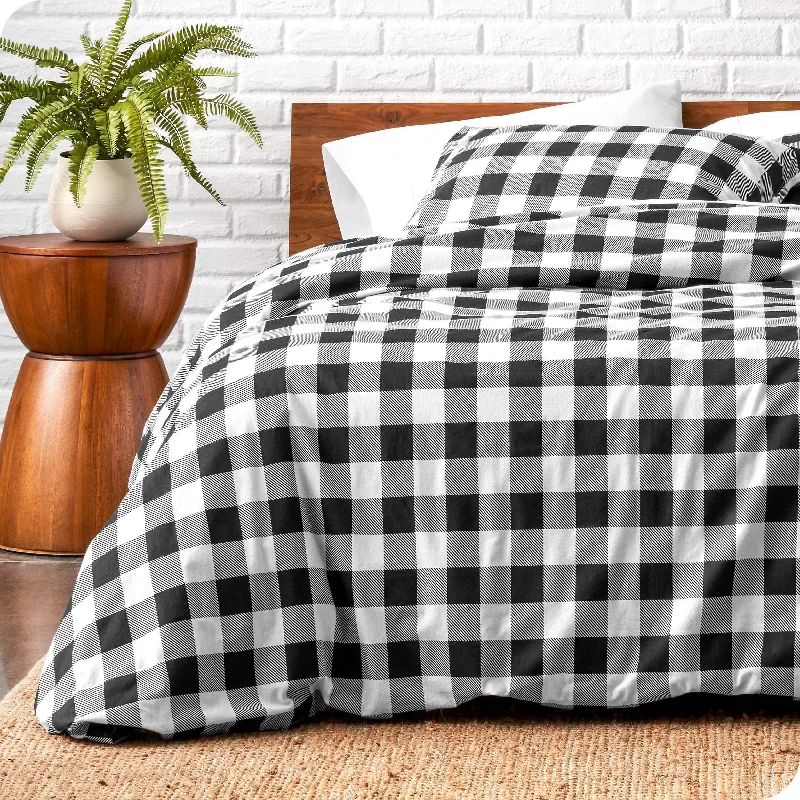 Buffalo Plaid - White/Black