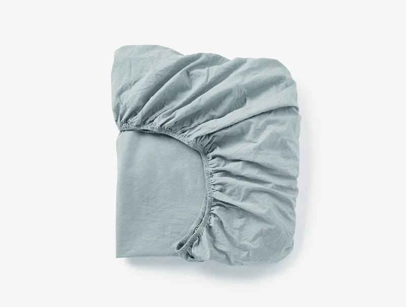 Linen - Cotton Blend Sheets for a Natural and Versatile OptionOrganic Crinkled Percale™ Fitted Sheet Linen - Cotton Blend Sheets for a Natural and Versatile OptionOrganic Crinkled Percale™ Fitted Sheet