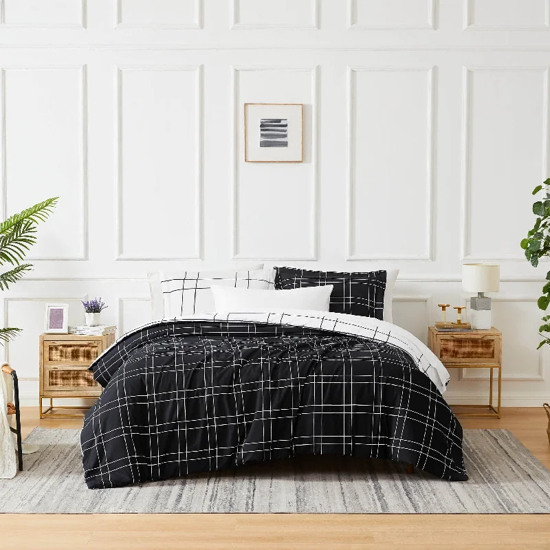 Queen - size comforters for standard queen - sized mattressesUrban Grid Oversized Comforter Set Queen - size comforters for standard queen - sized mattressesUrban Grid Oversized Comforter Set