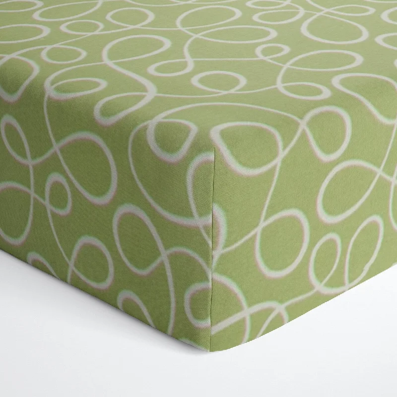 Organic Flannel Sheets for a Natural and Warm SleepGlenna Jean Finley Green Swirl Fitted Crib Sheet Organic Flannel Sheets for a Natural and Warm SleepGlenna Jean Finley Green Swirl Fitted Crib Sheet