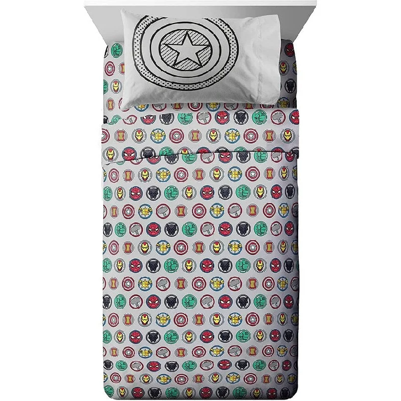 Organic Flannel Sheets for a Natural and Warm SleepAvengers Superhero Pop Sheet Set