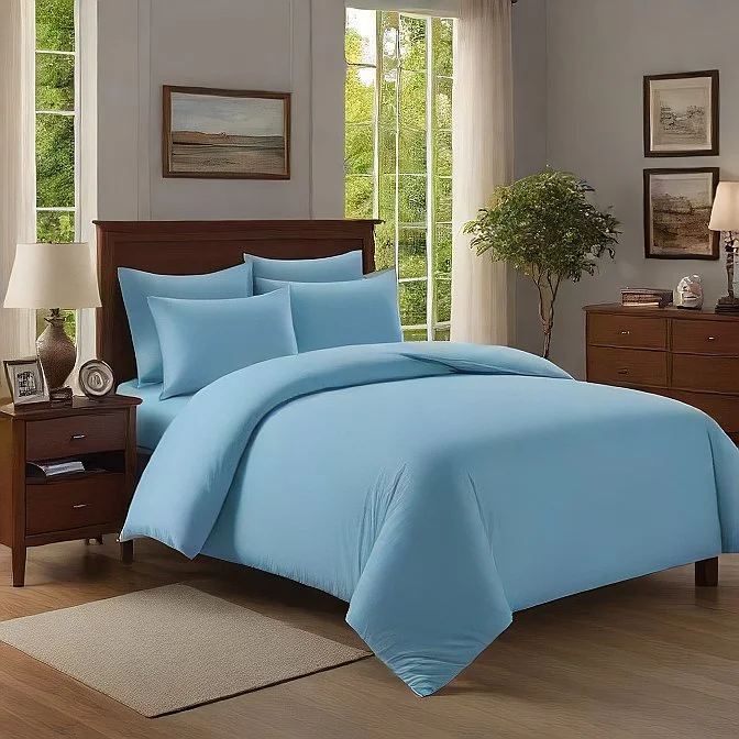 High - end luxury duvet covers for a top - tier sleep experienceLight Blue Duvet Cover Set 3-Pieces Egyptian Cotton 1000TC High - end luxury duvet covers for a top - tier sleep experienceLight Blue Duvet Cover Set 3-Pieces Egyptian Cotton 1000TC