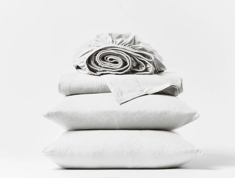 King - Size Sheet Sets with a Decorative Pillow SetOrganic Jersey Sheets in Twin XL