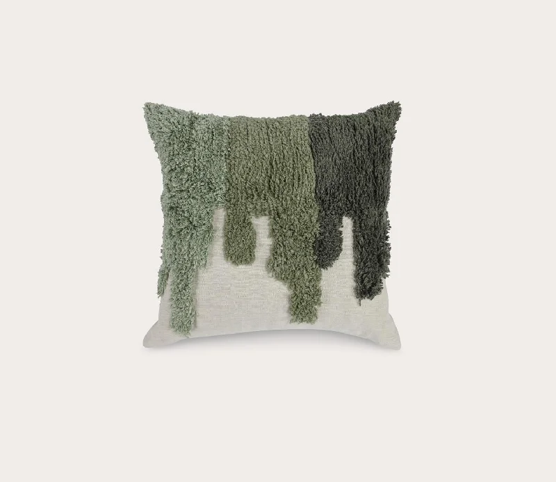 Plush Pillows for a Cozy BedVilla by Classic Home Talum Sage Natural Throw Pillow