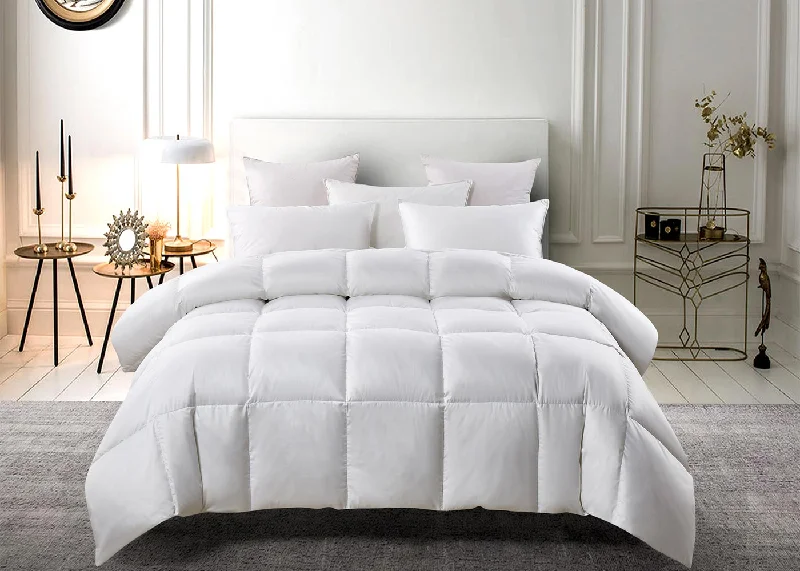 King - size comforters to fit large king - sized beds perfectlySerta Light Warmth White Down Fiber Comforter