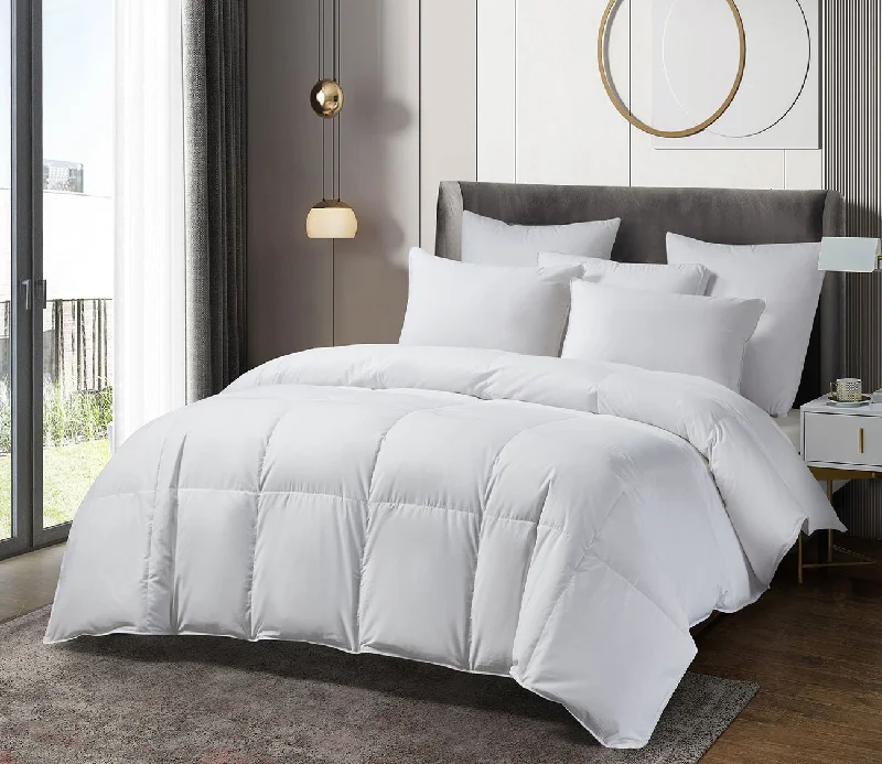Goose down comforters known for their superior quality and insulationBeautyrest 300TC Cotton Sateen All Season European Down Comforter Goose down comforters known for their superior quality and insulationBeautyrest 300TC Cotton Sateen All Season European Down Comforter