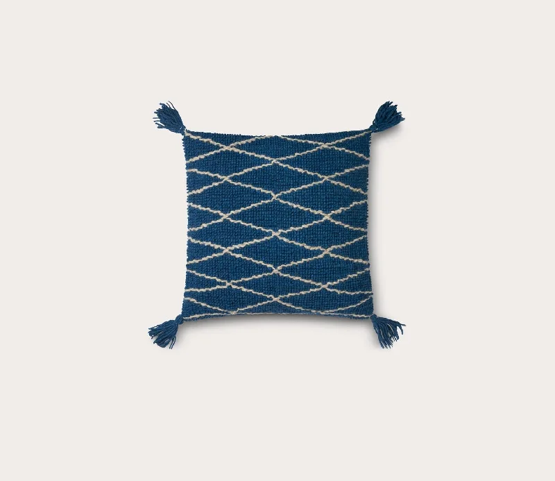 Pregnancy Pillows for Expectant MothersLoloi Crisscross Blue Throw Pillow Set of 2