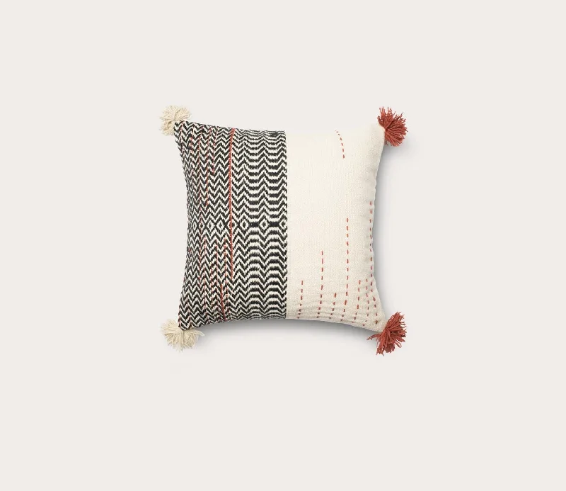 Round Pillows for Boho-Style InteriorsLoloi Woven Wool Throw Pillow Set of 2