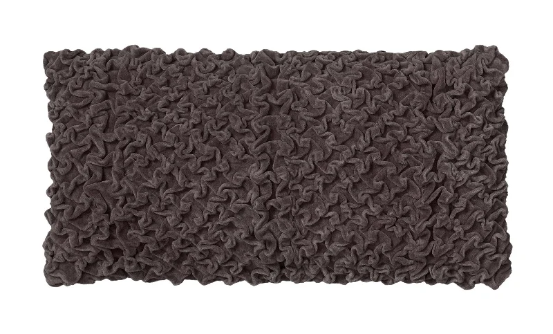 Silk Pillows for Smooth Skin and HairCocoa Rouched Kidney Pillow