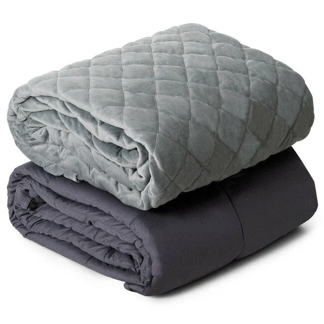 Microfiber blankets that are durable and easy to care forCotton blankets for breathability and a lightweight feel15 lbs 100% Cotton Weighted Blanket with Soft Crystal Cover Microfiber blankets that are durable and easy to care forCotton blankets for breathability and a lightweight feel15 lbs 100% Cotton Weighted Blanket with Soft Crystal Cover