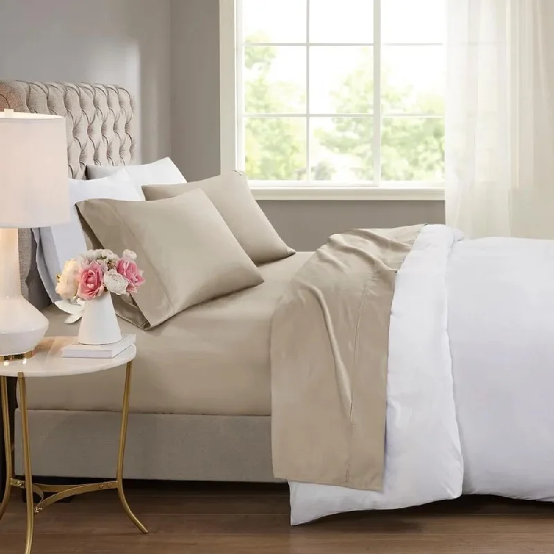Fleece blankets for a cozy and plush textureKing - size blankets to cover large beds comfortably4pc Full 600 Thread Count Cooling Cotton Blend Sheet Set Khaki Fleece blankets for a cozy and plush textureKing - size blankets to cover large beds comfortably4pc Full 600 Thread Count Cooling Cotton Blend Sheet Set Khaki