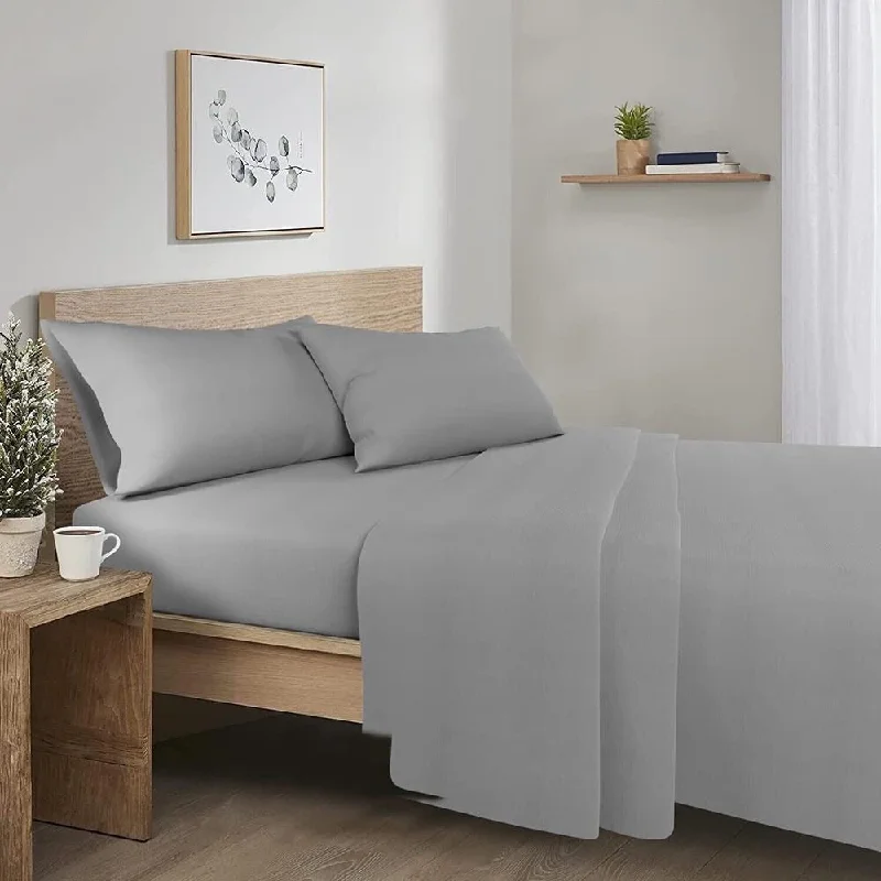 Rayon from bamboo blankets for a silky and breathable feelQueen - size blankets for standard - sized beds4pc King Size Flannel Breathable Warm Deep Pocket Sheets Grey Rayon from bamboo blankets for a silky and breathable feelQueen - size blankets for standard - sized beds4pc King Size Flannel Breathable Warm Deep Pocket Sheets Grey