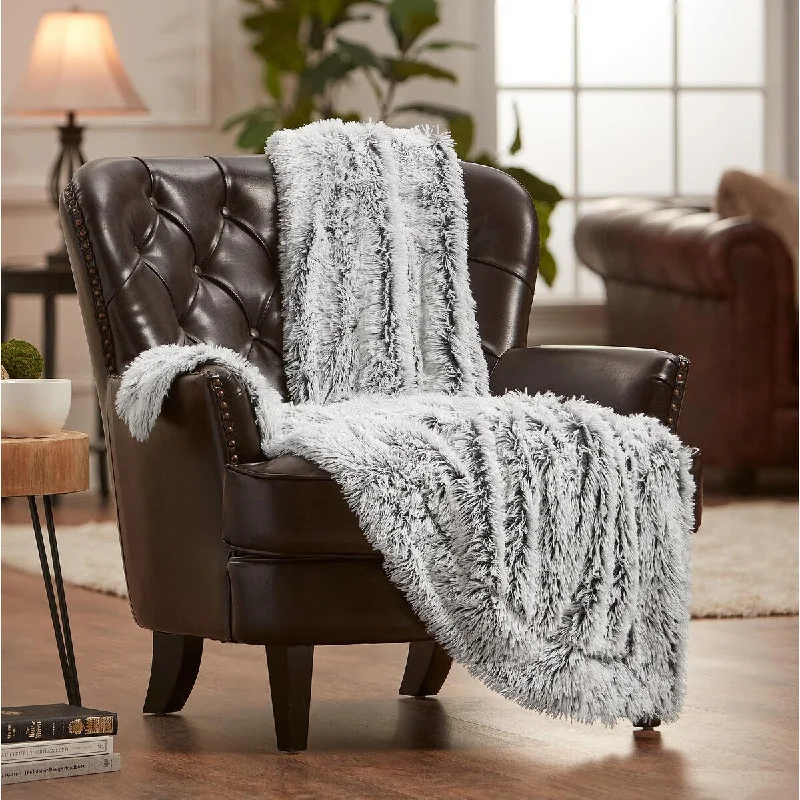 Wool blankets with natural warmth and insulationSynthetic fiber blend blankets for a budget - friendly choiceChanasya Two Tone Longfur Shaggy Faux Fur Reversible Throw Blanket Wool blankets with natural warmth and insulationSynthetic fiber blend blankets for a budget - friendly choiceChanasya Two Tone Longfur Shaggy Faux Fur Reversible Throw Blanket