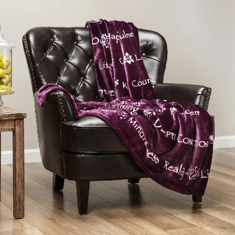 Wool blankets with natural warmth and insulationCotton blankets for breathability and a lightweight feelChanasya Yoga Happiness Words Gift Throw Blanket Wool blankets with natural warmth and insulationCotton blankets for breathability and a lightweight feelChanasya Yoga Happiness Words Gift Throw Blanket