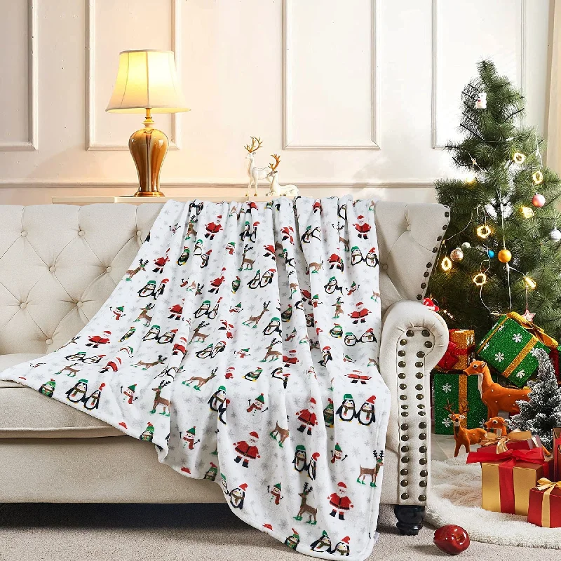 Microfiber blankets that are durable and easy to care forBamboo fiber blankets with natural antibacterial propertiesChristmas Flannel Fleece Throw Blanket 50"x60"