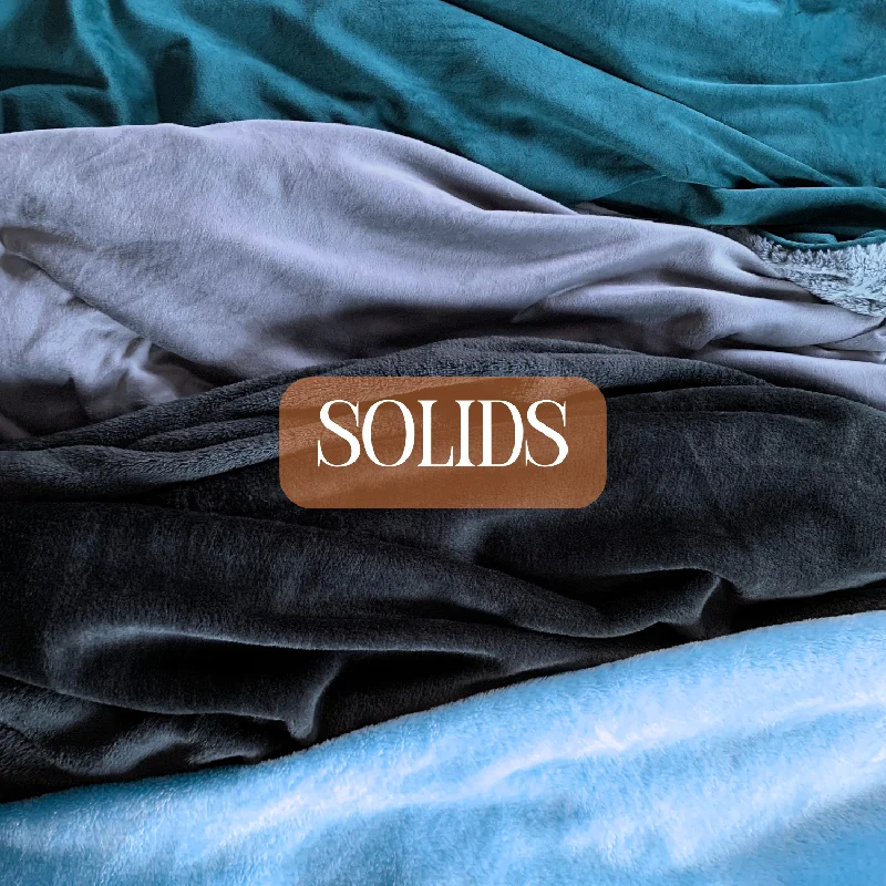Fleece blankets for a cozy and plush textureKing - size blankets to cover large beds comfortablySolids - Custom Grownup Blankies Fleece blankets for a cozy and plush textureKing - size blankets to cover large beds comfortablySolids - Custom Grownup Blankies