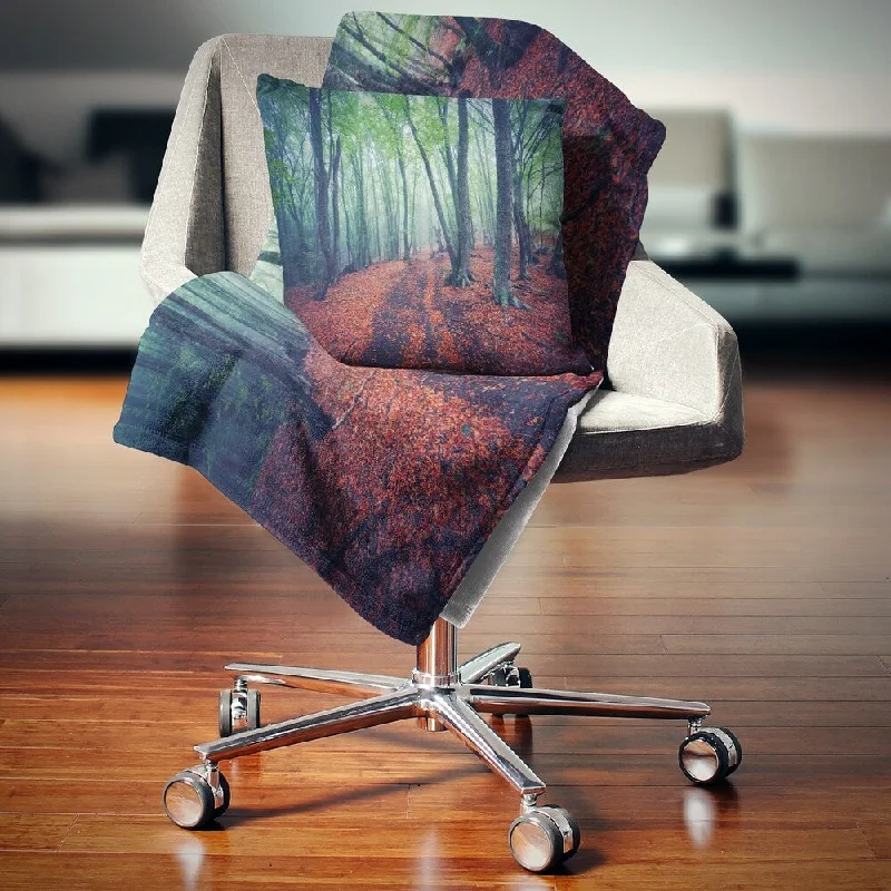 Microfiber blankets that are durable and easy to care forSilk blankets with a smooth and elegant touchDesignart 'Beautiful Green Autumn Forest' Landscape Photography Throw Blanket Microfiber blankets that are durable and easy to care forSilk blankets with a smooth and elegant touchDesignart 'Beautiful Green Autumn Forest' Landscape Photography Throw Blanket