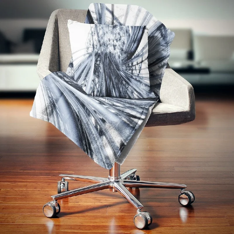 Cotton blankets for breathability and a lightweight feelSynthetic fiber blend blankets for a budget - friendly choiceDesignart 'Fractal Black N White Connected Stripes' Throw Blanket Cotton blankets for breathability and a lightweight feelSynthetic fiber blend blankets for a budget - friendly choiceDesignart 'Fractal Black N White Connected Stripes' Throw Blanket