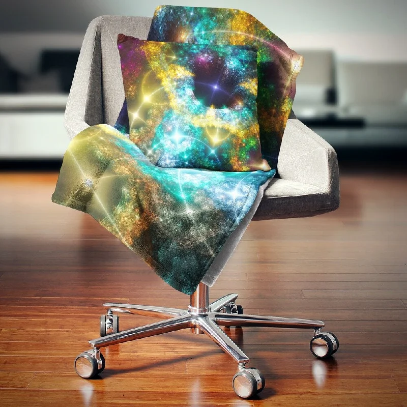 Synthetic fiber blend blankets for a budget - friendly choiceBamboo fiber blankets with natural antibacterial propertiesDesignart 'Golden Cosmic Black Hole' Abstract Throw Blanket Synthetic fiber blend blankets for a budget - friendly choiceBamboo fiber blankets with natural antibacterial propertiesDesignart 'Golden Cosmic Black Hole' Abstract Throw Blanket