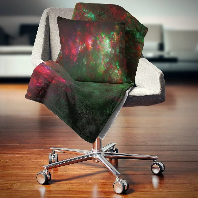 Acrylic blankets for a soft and affordable alternativeQueen - size blankets for standard - sized bedsDesignart 'Multi Color Starry Fractal Sky' Abstract Throw Blanket Acrylic blankets for a soft and affordable alternativeQueen - size blankets for standard - sized bedsDesignart 'Multi Color Starry Fractal Sky' Abstract Throw Blanket