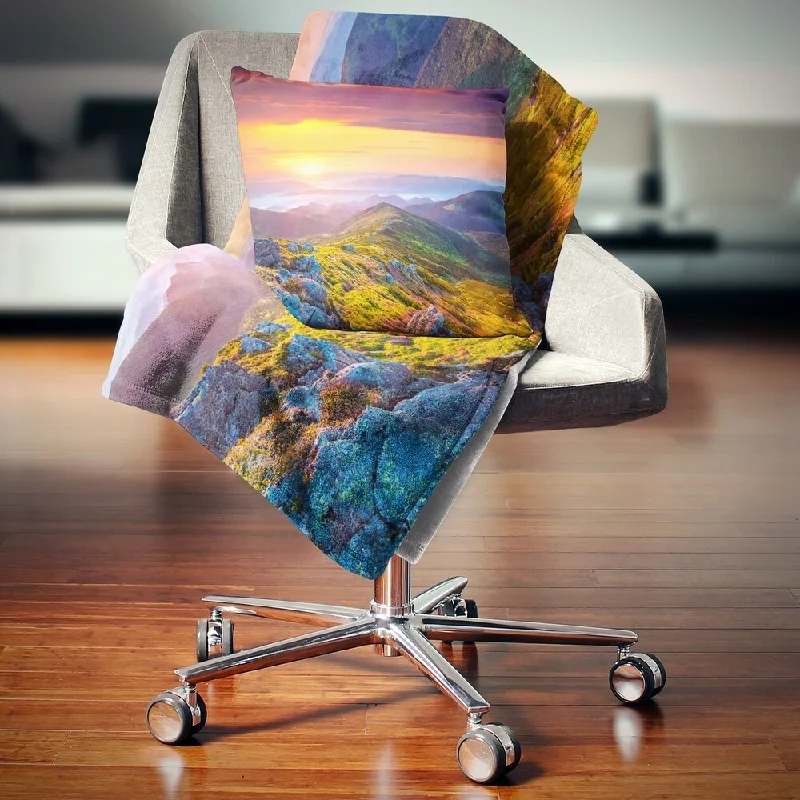 Bamboo fiber blankets with natural antibacterial propertiesMohair blankets with a unique sheen and softnessDesignart 'Rhododendron Flowers in Colorful Hills' Landscape Photography Throw Blanket Bamboo fiber blankets with natural antibacterial propertiesMohair blankets with a unique sheen and softnessDesignart 'Rhododendron Flowers in Colorful Hills' Landscape Photography Throw Blanket