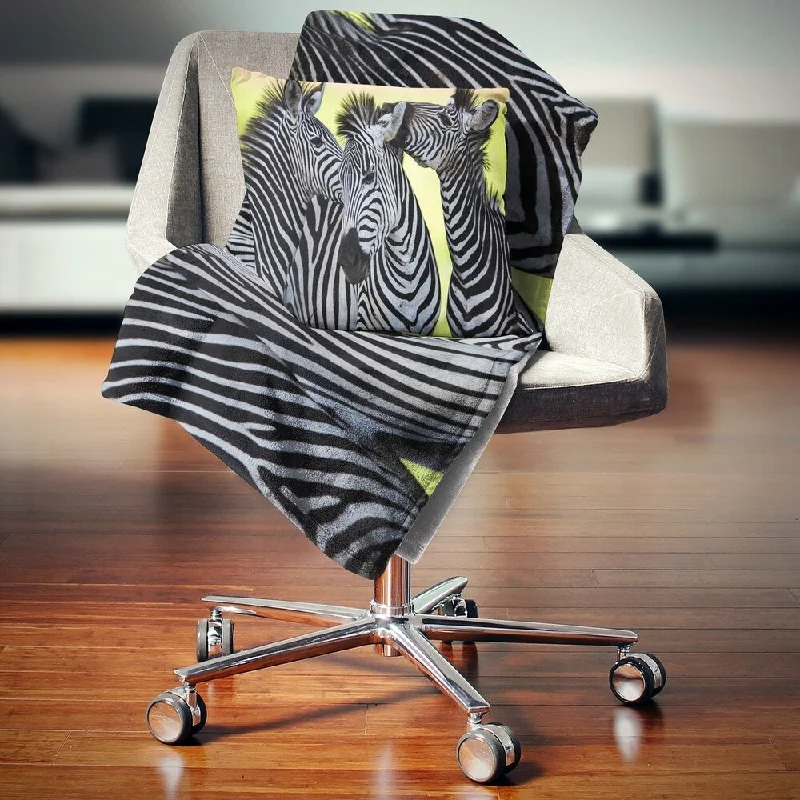 Recycled polyester blankets for an eco - conscious optionAlpaca wool blankets for a hypoallergenic and warm optionDesignart 'Zebras Socializing and Kissing' African Throw Blanket Recycled polyester blankets for an eco - conscious optionAlpaca wool blankets for a hypoallergenic and warm optionDesignart 'Zebras Socializing and Kissing' African Throw Blanket