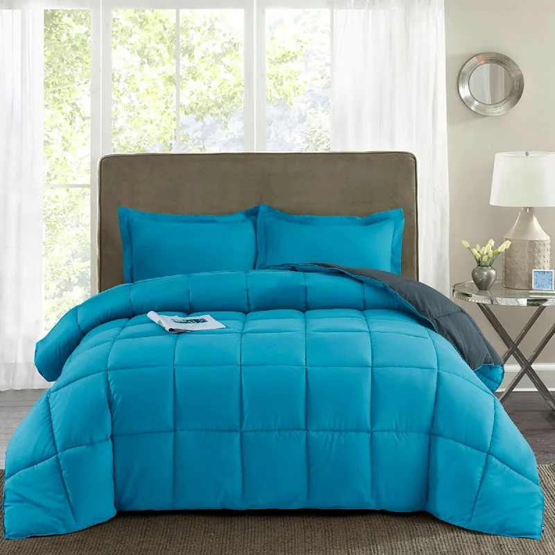 Rayon from bamboo blankets for a silky and breathable feelSilk blankets with a smooth and elegant touchDown Alternative Comforter Set 3 PCS with Shams Queen Turqoise Rayon from bamboo blankets for a silky and breathable feelSilk blankets with a smooth and elegant touchDown Alternative Comforter Set 3 PCS with Shams Queen Turqoise