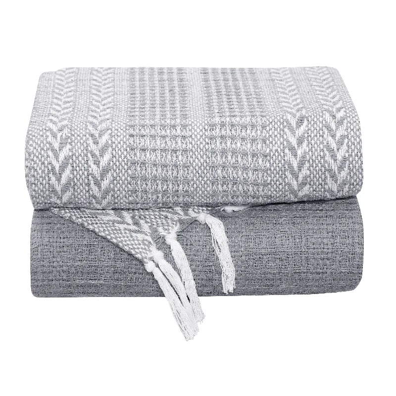 Fleece blankets for a cozy and plush textureSynthetic fiber blend blankets for a budget - friendly choiceHandwoven Luxurious Cotton Sofa Couch Bed Throw Blankets All Season - Set of 2 (50''x60'') Fleece blankets for a cozy and plush textureSynthetic fiber blend blankets for a budget - friendly choiceHandwoven Luxurious Cotton Sofa Couch Bed Throw Blankets All Season - Set of 2 (50''x60'')