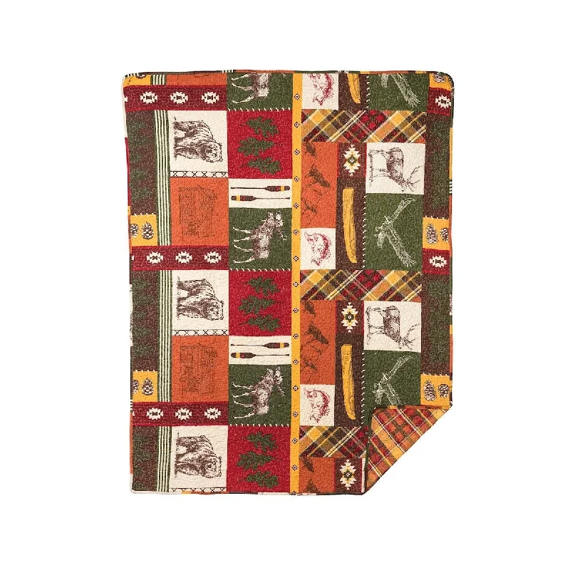 Rayon from bamboo blankets for a silky and breathable feelFleece blankets for a cozy and plush textureKeaton Forest Woven 48" x 60" Thanksgiving Throw Blanket Rayon from bamboo blankets for a silky and breathable feelFleece blankets for a cozy and plush textureKeaton Forest Woven 48" x 60" Thanksgiving Throw Blanket