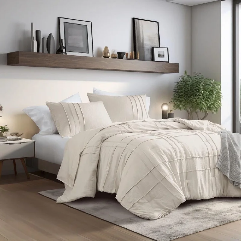 King - size blankets to cover large beds comfortablyCashmere blankets for ultimate softness and luxuryKing/Cal KingTextured Soft Pleated Comforter Set Lightweight Neutral King - size blankets to cover large beds comfortablyCashmere blankets for ultimate softness and luxuryKing/Cal KingTextured Soft Pleated Comforter Set Lightweight Neutral